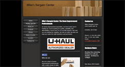 Desktop Screenshot of mike-s-bargain-center.net